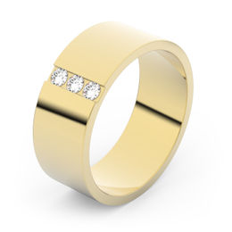 Zlatý snubní prsten FMR 1G70 ze žlutého zlata, S11