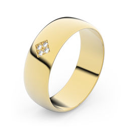 Zlatý snubný prsteň FMR 9A60 zo žltého zlata, S15