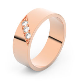 Zlatý snubní prsten FMR 1G60 z růžového zlata, S17