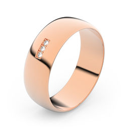 Zlatý snubní prsten FMR 9A60 z růžového zlata, S16