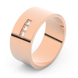 Zlatý snubní prsten FMR 1G80 z růžového zlata, S16