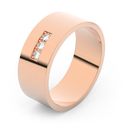 Zlatý snubní prsten FMR 1G70 z růžového zlata, S16