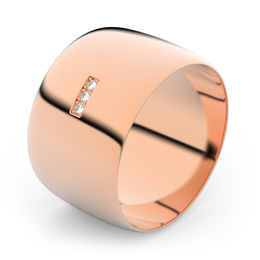 Zlatý snubní prsten FMR 9C110 z růžového zlata, S16