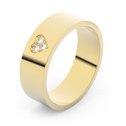 Zlatý snubný prsteň FMR 1G60 zo žltého zlata, S19