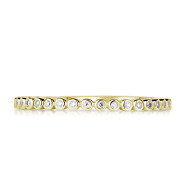 Zlatý dámsky prsteň DF 4546 zo žltého zlata, s briliantom