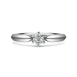 Mira | Zásnubní prsten se středovým kamenem 0.25ct, bílé zlato, s diamanty