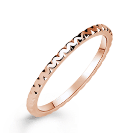 Zlatý prsten DLR4861 z růžového zlata bez kamene