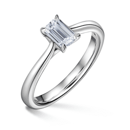 Arlene | Zásnubní prsten se středovým diamantem 0.7 ct, bílé zlato
