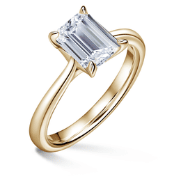 Arlene | Zásnubní prsten se středovým diamantem 1.8ct, žluté zlato