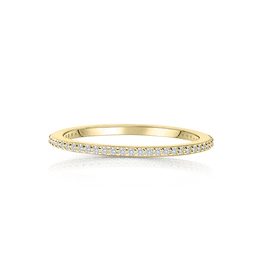 Zlatý dámský prsten DF 4436 ze žlutého zlata, s brilianty