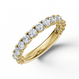 Dámsky prsteň DF 3904, žlté zlato, s laboratórnymi diamantmi s hmotnosťou 1,290 ct VS1/F