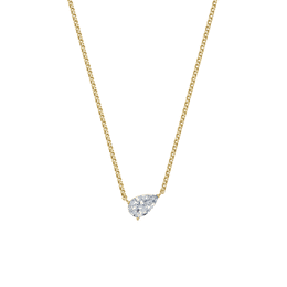 Dámsky náhrdelník DF 6468, žlté zlato, s 1,00 ct laboratórne brúseným diamantom VS1/F