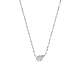 Dámsky náhrdelník DF 6468, biele zlato, s 1,00 ct laboratórne brúseným diamantom VS1/F