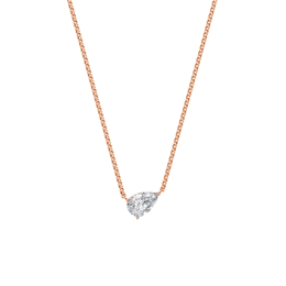 Dámský náhrdelník DF 6469, růžové zlato, s laboratorním diamantem o váze 1.50 ct VS1/F