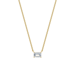 Dámský náhrdelník DF 6473, žluté zlato, s laboratorním diamantem o váze 1.50 ct VS1/F