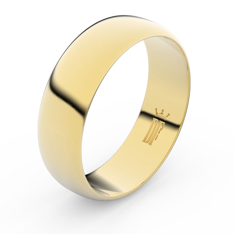 Zlatý snubní prsten FMR 3B65 ze žlutého zlata