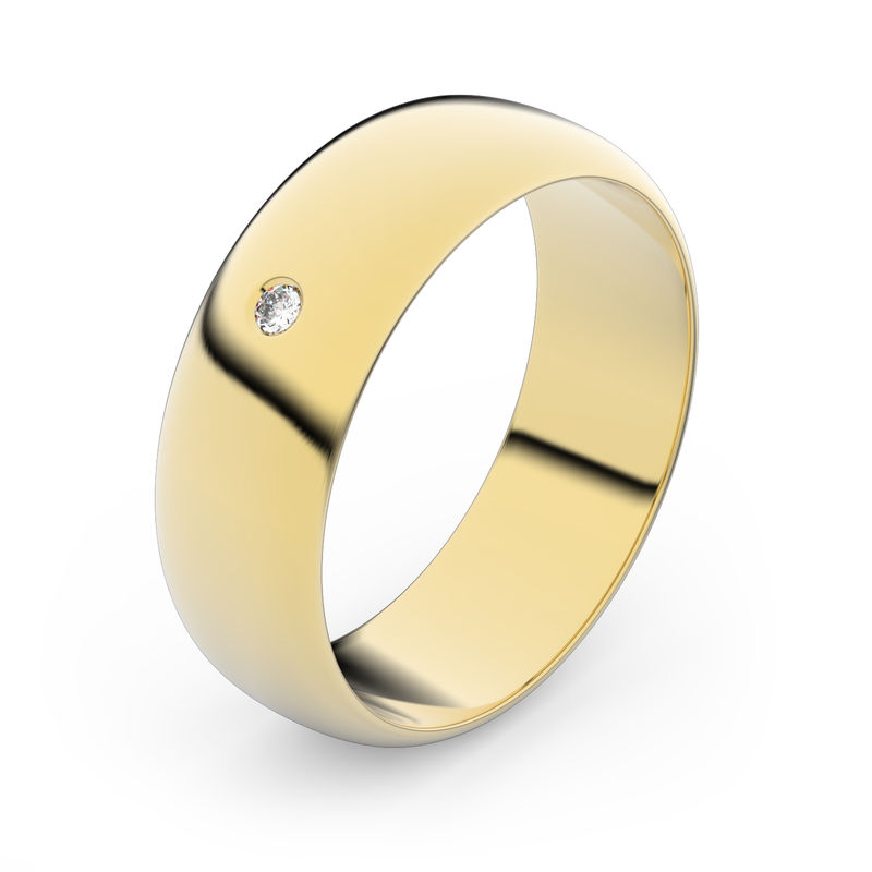 Zlatý snubní prsten FMR 3A60 ze žlutého zlata, S2