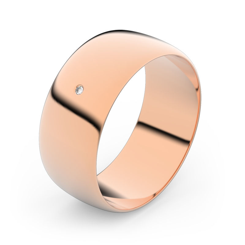 Zlatý snubní prsten FMR 9B80 z růžového zlata, S2