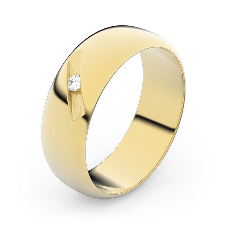 Zlatý snubní prsten FMR 3A60 ze žlutého zlata, S9