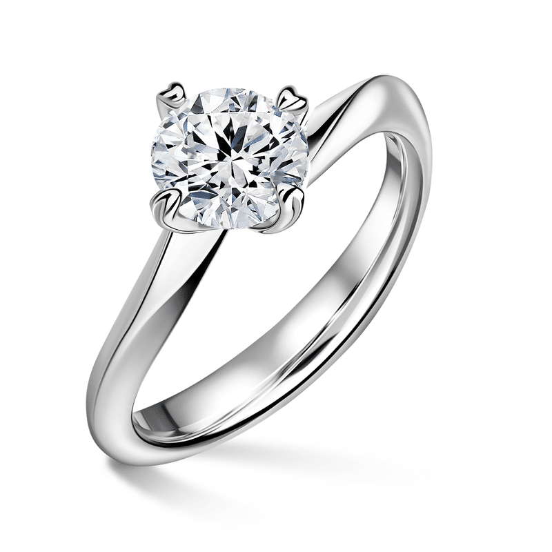 Freya | Zásnubní prsten se středovým diamantem 1.310ct, bílé zlato 63