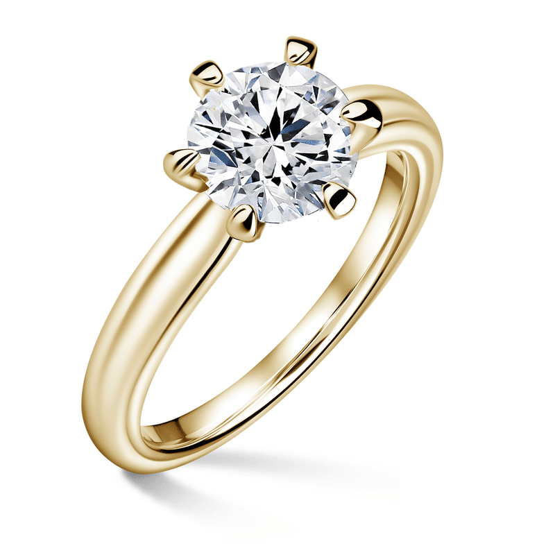 Florence | Zásnubní prsten se středovým diamantem 1.310ct, žluté zlato 61