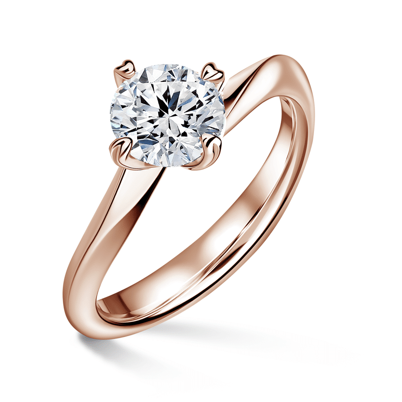 Freya | Zásnubní prsten se středovým diamantem 1.310ct, růžové zlato 57