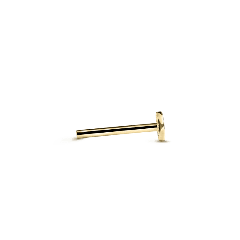 Náhradní zapínání (labreta 4mm) žluté zlato 585/1000, povrch lesk