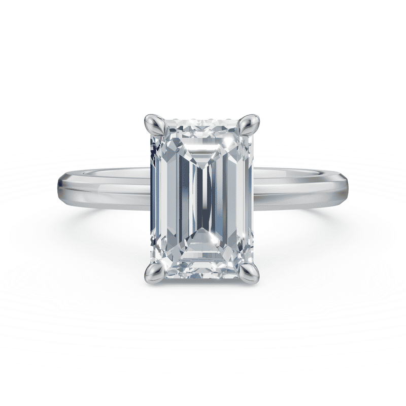 Zásnubní prsten DF 6527, bílé zlato, s laboratorním diamantem o váze 3.00 ct VS1/F 63