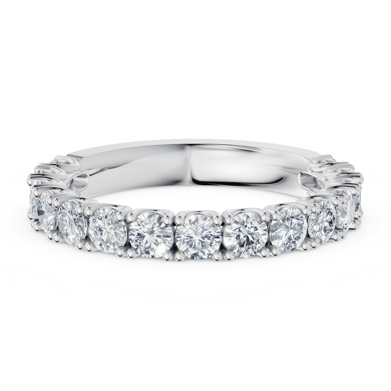 Dámský prsten DF 3904, bílé zlato, s laboratorními diamanty o celkové váze 1.290 ct VS1/F 53