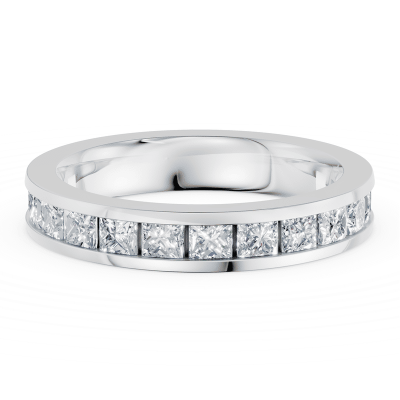 Dámský prsten DF 3908, bílé zlato, s laboratorními diamanty o celkové váze 1.560 ct VS1/F 70