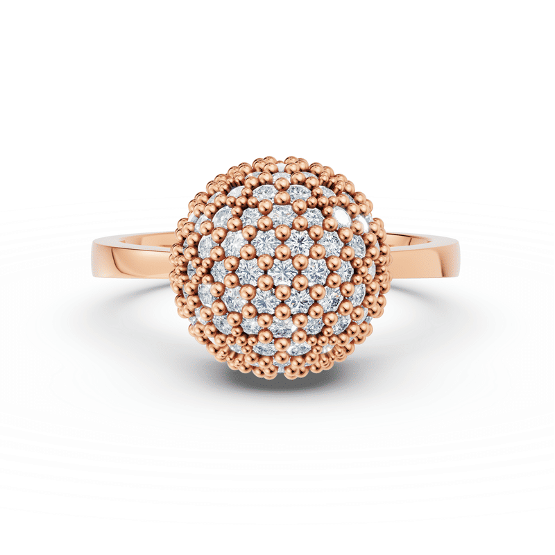 Prsten DF 3360, růžové zlato, s diamanty o celkové váze 1.395 ct 49