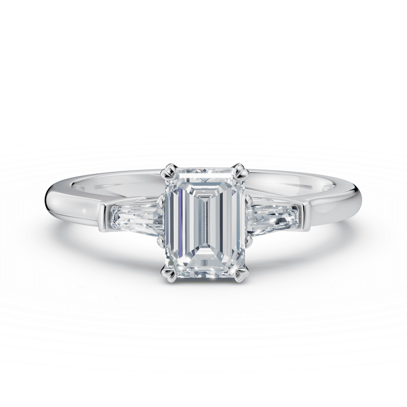 Zlatý prsten DF 6685 z bílého zlata s lab-grown diamanty o celkové váze 1.156 ct 46