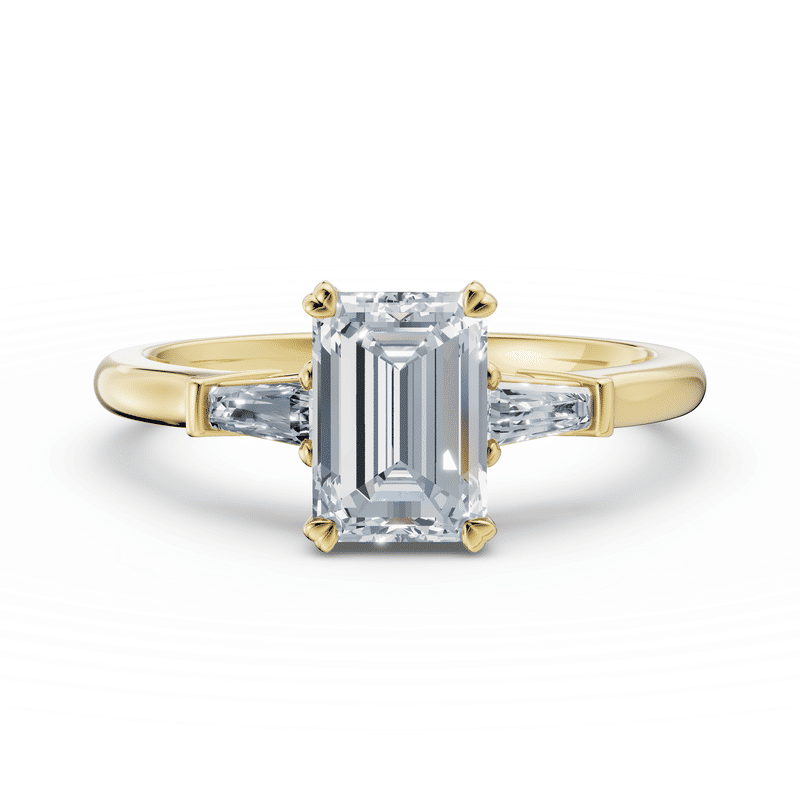 Zlatý prsten DF 6686 ze žlutého zlata s lab-grown diamanty o celkové váze 1.656 ct 46