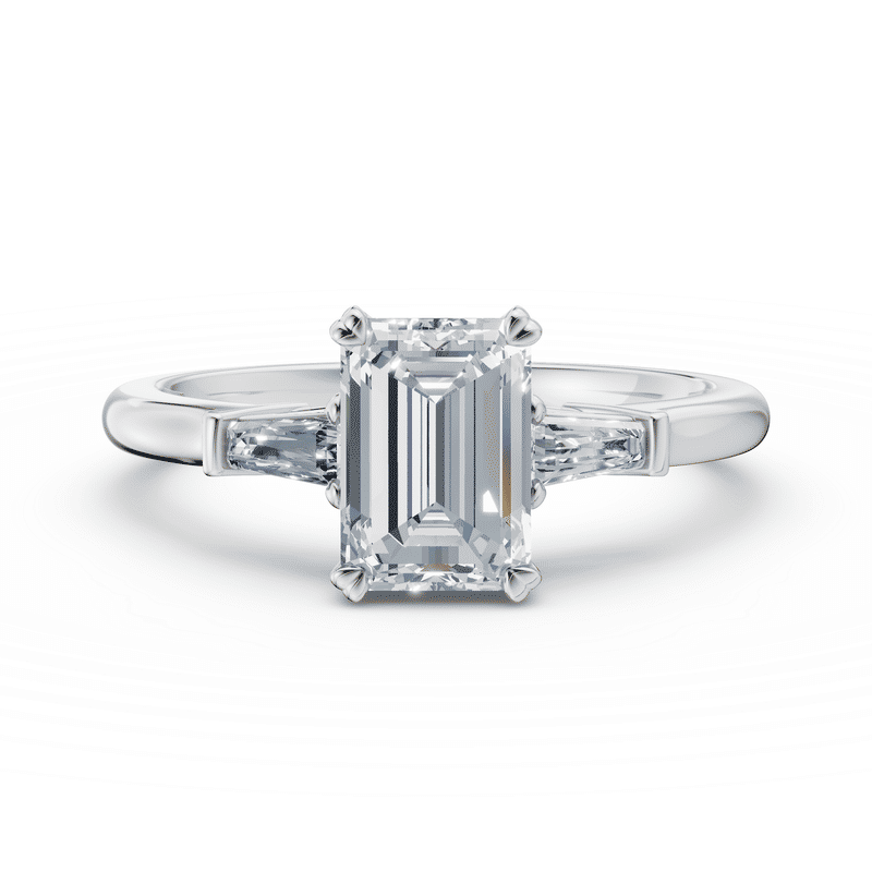 Zlatý prsten DF 6686 z bílého zlata s lab-grown diamanty o celkové váze 1.656 ct 46